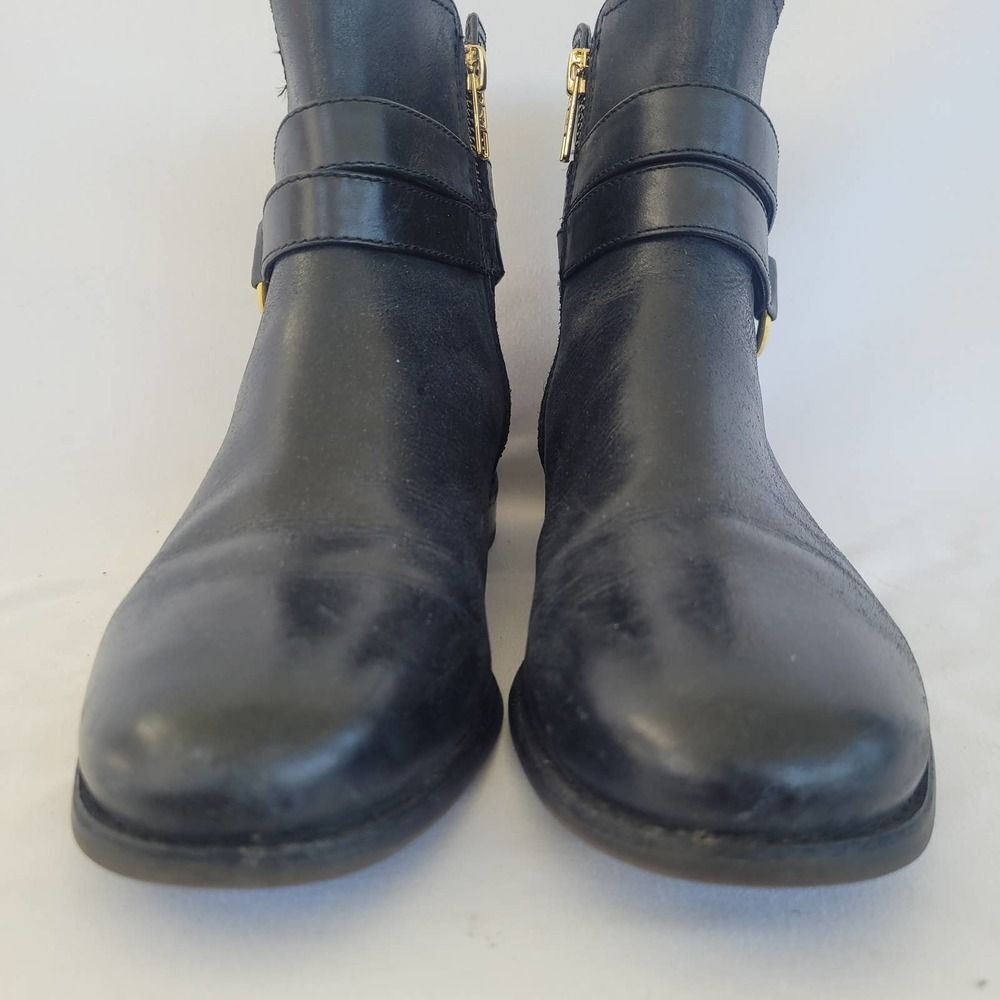 Sperry Women’s Clinton Black Leather Ankle Boots Size 6 NWOT - Picture 3 of 8